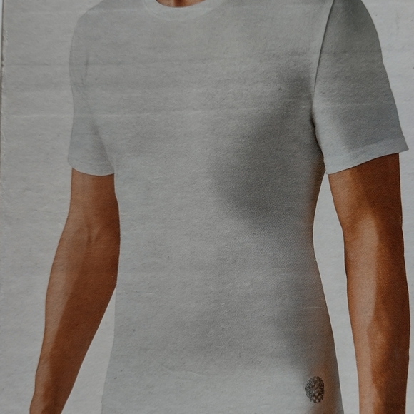 Vince camuto - Men's 3 pack - 100% Cotton - White - T-Shirts - Size Small - Picture 5 of 6